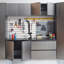 64 po X P 72 po H 20 po D Armoire de garage gris métallique C (5 pièces)