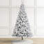 Arbre de Noël épinette enneigé avec lumières Snowy Luxe-337300502