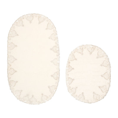Ensemble de 2 tapis de bain Melcher