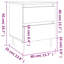 Solley 40cm W Iron Bedside Table-951472523-984983207