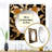 Golden Lily Flower Glam On Black VII - Lily Square Mirror Wall Decor For Bedroom-100983098