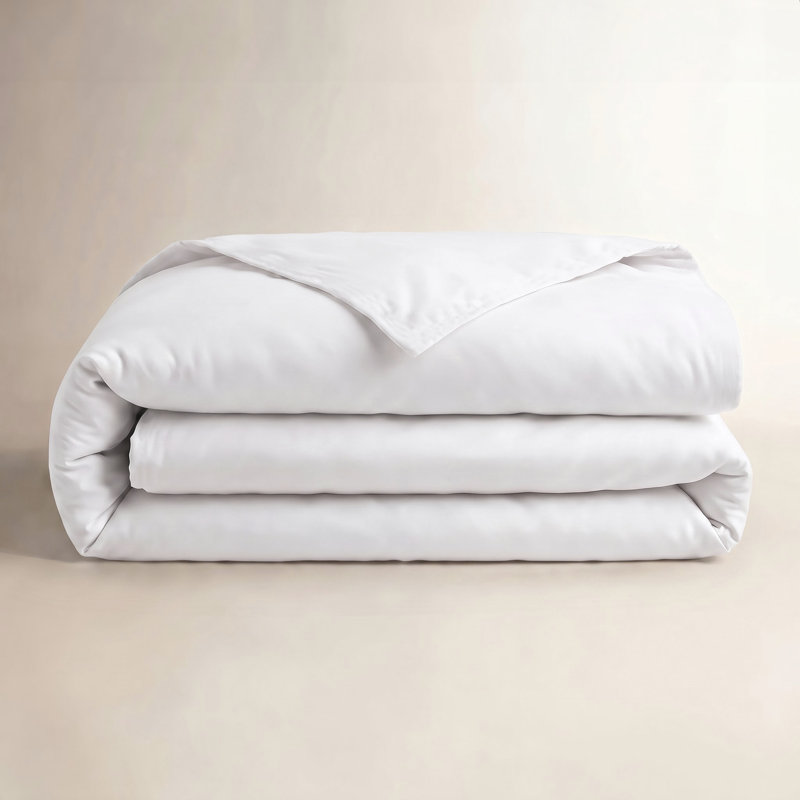 Housse de couette Cloud, Housse de couette pour lit simple, Blanc alpin