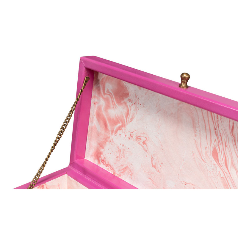 Gatsburg Handmade Decorative Box, Pink