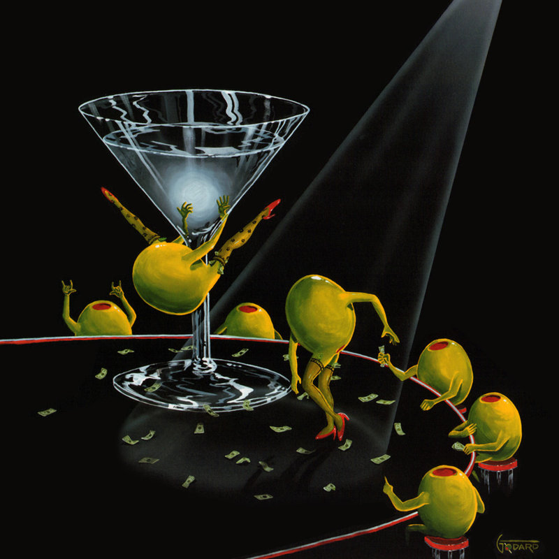 Even Dirtier Martini IMA-G472b, 15'' H x 15'' W