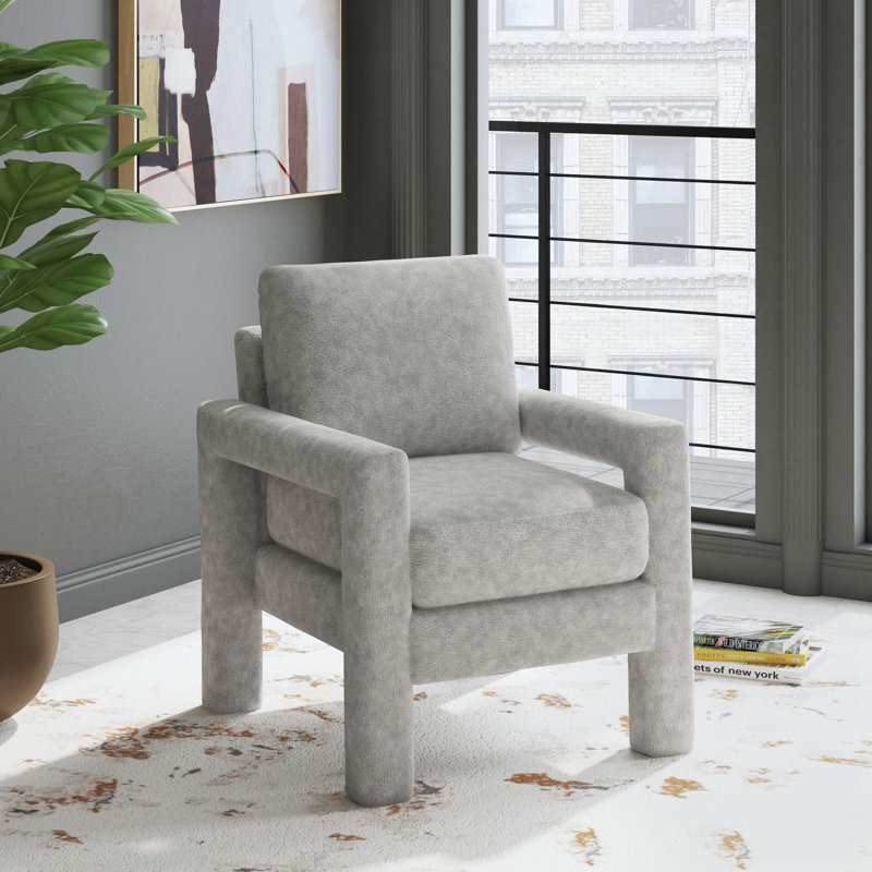  Chaise Debbie en gris clair Balina