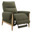 Fauteuil inclinable rembourré Michelle avec pieds en bois massif et accoudoirs rembourrés Michelle-119783490
