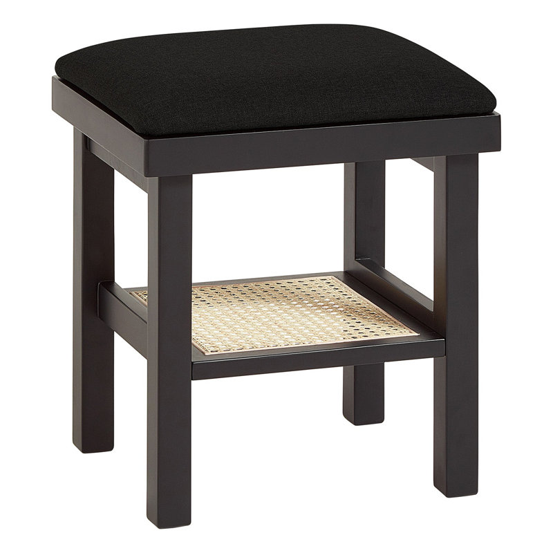 Solid + Manufactured Wood Accent Stool