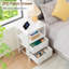 41cm W Metal Bedside Table