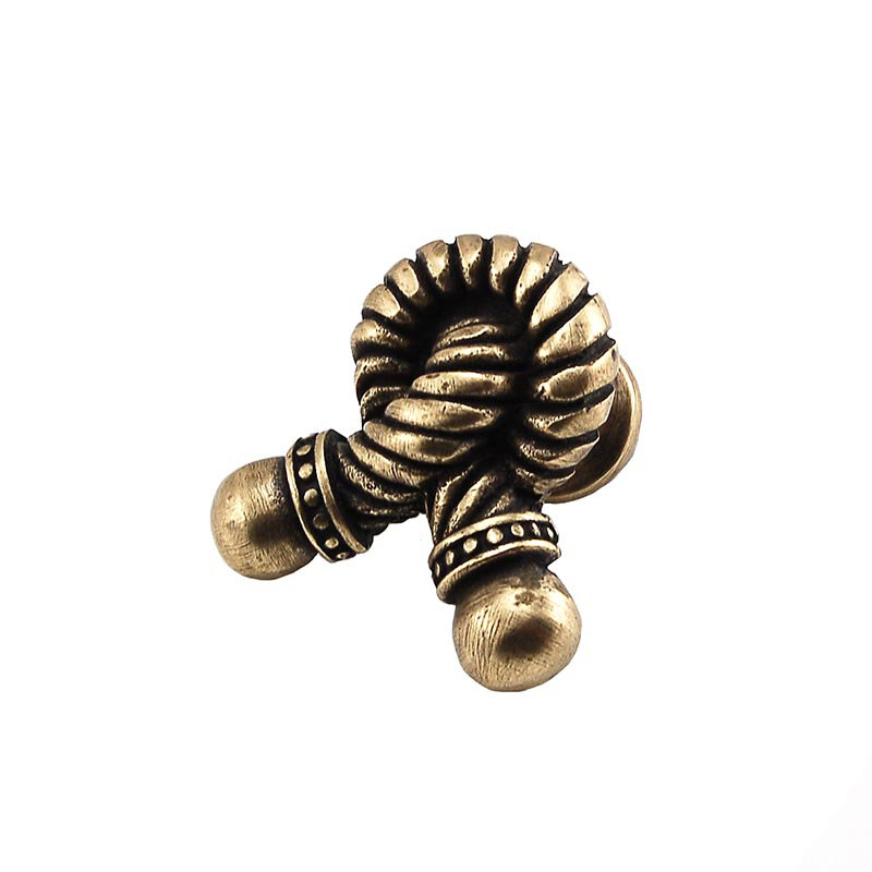 Equestre Novelty Knob, Antique Brass, 1.25" H x 1.25" W x 0.875" D