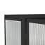 Armoire murale moderne 23,62 po à deux portes avec rangement fermé à deux niveaux-421944933