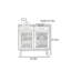 Petite armoire d'appoint en verre simple-141519637