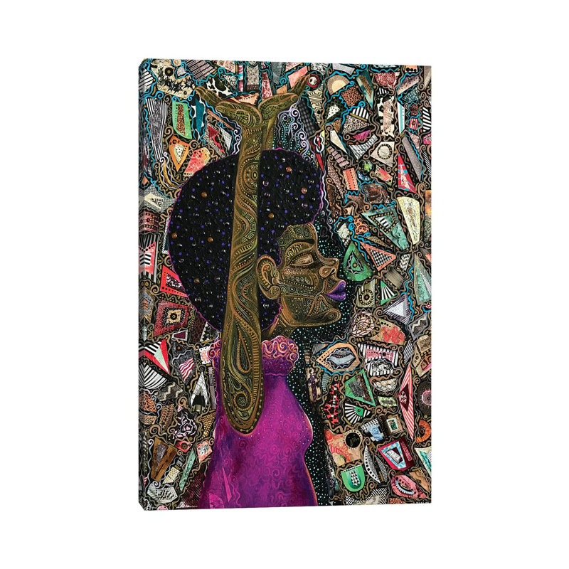Push Through by Ashley Joi - Print on Canvas, Wrapped Canvas, 30.48 cm H x 45.72 cm W