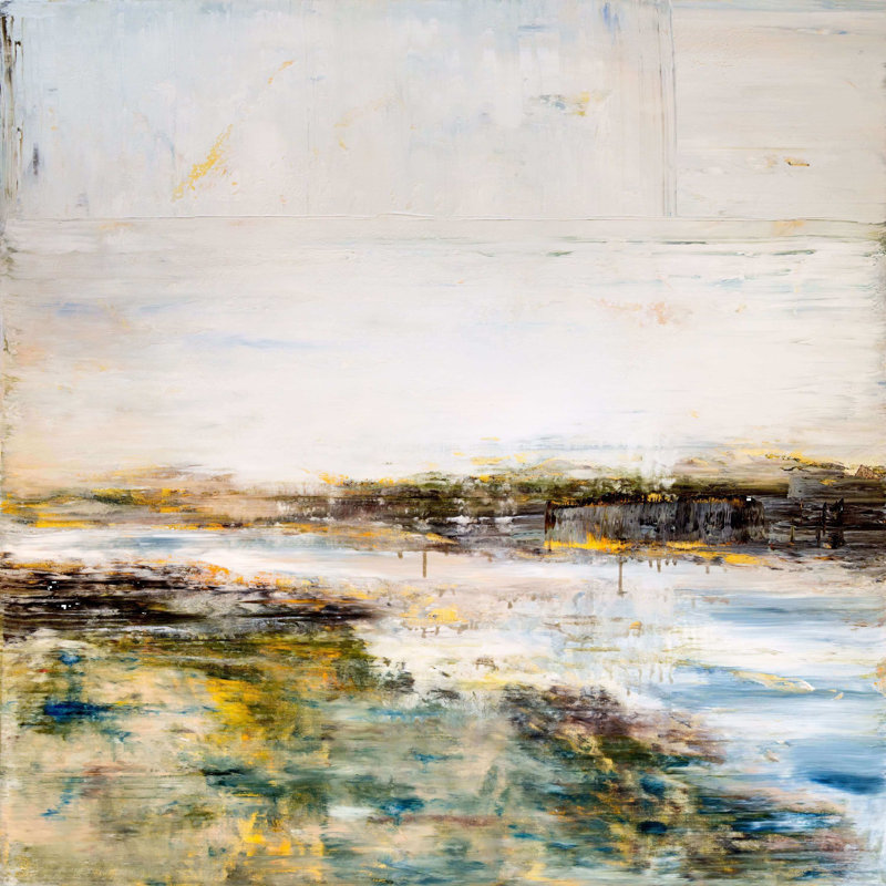 Estuary - Artist Enhanced Canvas Print, 36" H x 36" W x 1.5" D, Unframed
