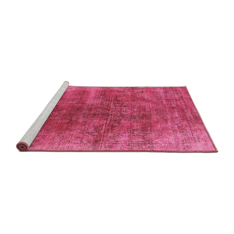 Tapis marocain tissé à la machine, Rond 7 pi
