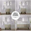 Meuble-lavabo double 60 po X P 20 po D, avec plateau en marbre de culture-987830022