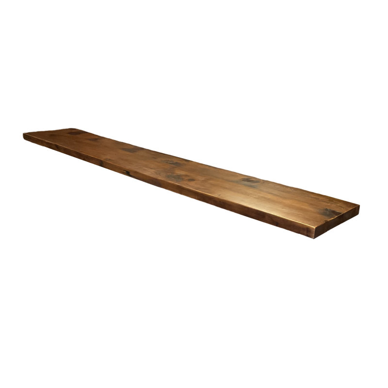 Dessus de banc en bois massif récupéré, H 2 po x l 108 po x P 15 po