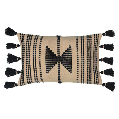Geometric Rectangular Lumbar Cushion Cover