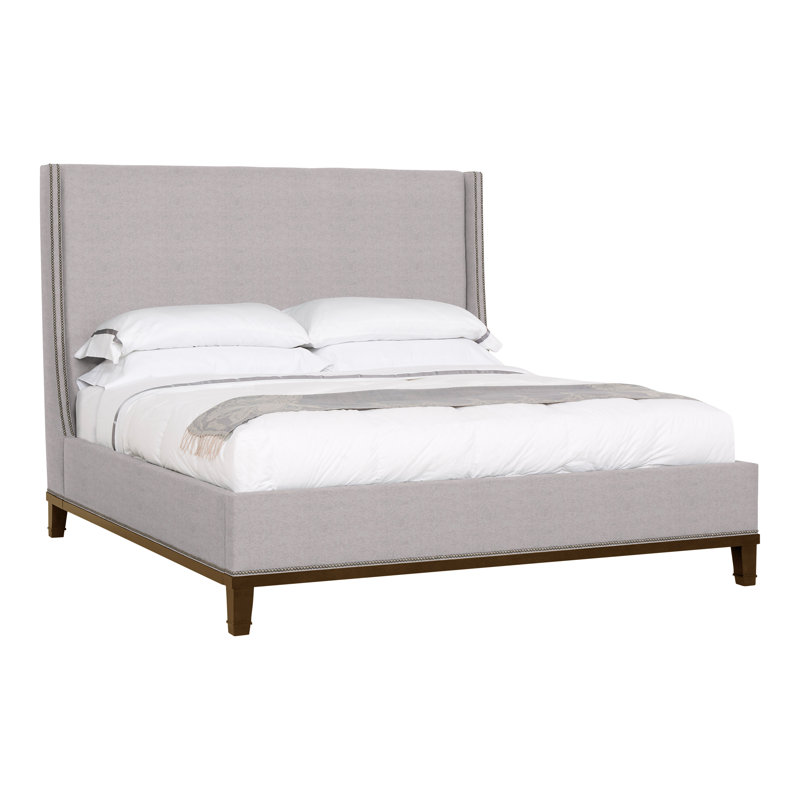 Michael Weiss Cleo Queen Upholstered Bed, No, Navajo, Nadia Linen