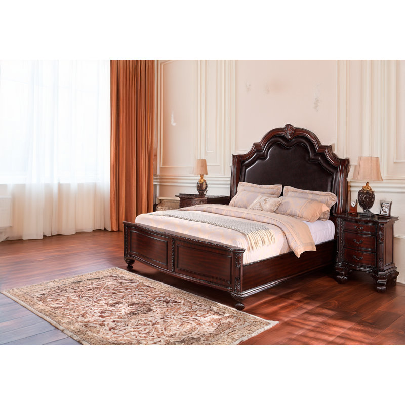 Ensemble de chambre à coucher à panneaux tapissier Ellysha 3-3_Mariellen, Grand