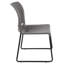 Chaise empilable à dossier plein avec base thermolaquée Oliverson d'une capacité de 880 lb.-829525249-829525248
