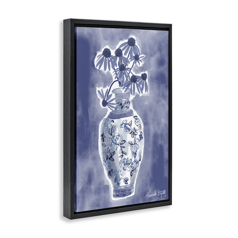 Cadre flottant chinoiserie avec yeux Susans, design par Hannah Byatt, Noir, H 25 po x l 17 po