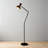 Medieval-style iron art floor lamp