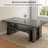 3-Piece Dining Table Set For 6-8 People, 70.8'' Rectangle Kitchen Table With 2 Benches For Breakfast Nook, Dining Room Furniture-1375393458