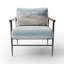 Fauteuil côtier rembourré Coastal Beach Minimal Scenery III-1526821649