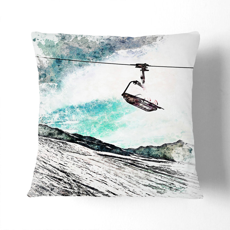Square Throw Cushion, 40cm H x 40cm W x 15cm D