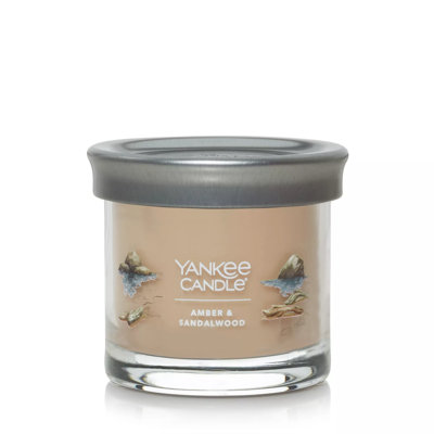 Signature Amber & Sandalwood Scented Candle