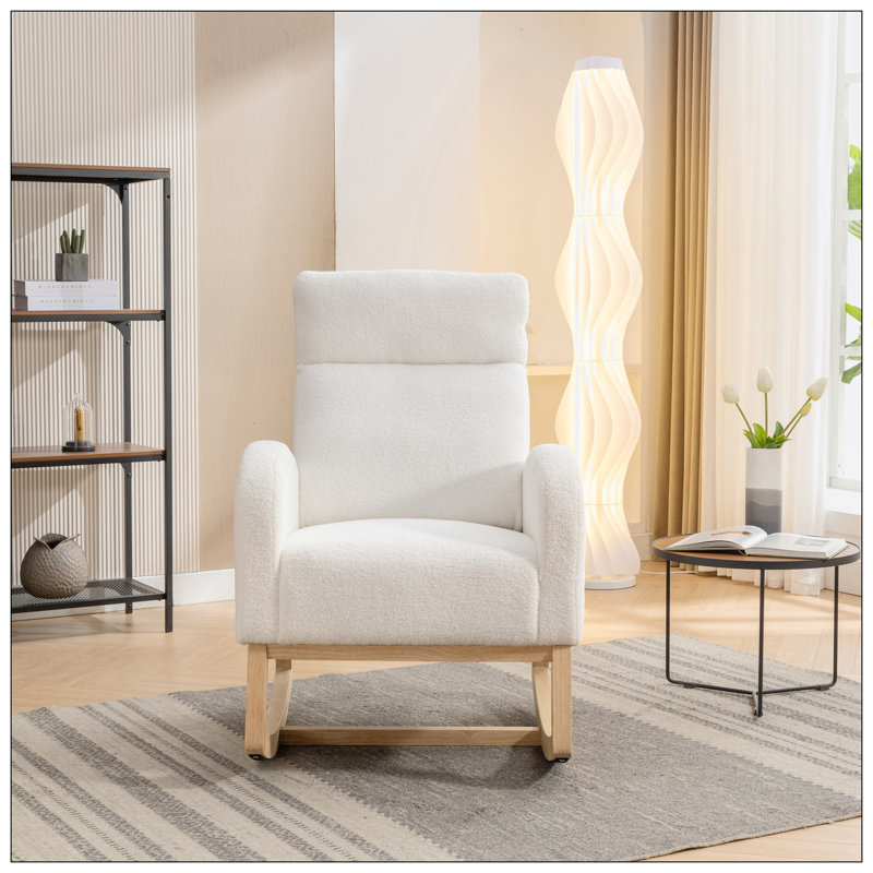 Chaise berçante Ecclesia Teddy, Ivoire