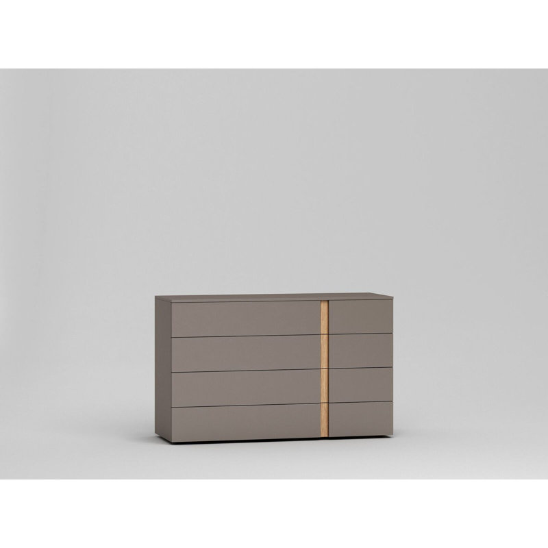Terry Solid Wood 100cm W 4 - Drawer Chest of Drawers, Brown