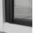 30"X 72" Pivot Bifold Frameless Glass Shower Door 1/4 Inch (6Mm) Tempered Clear Glass Swing Shower Panel In Black Finish, Reversible Installation