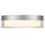 Plafonnier encastré DEL 9 po chrome-496780784-496780791