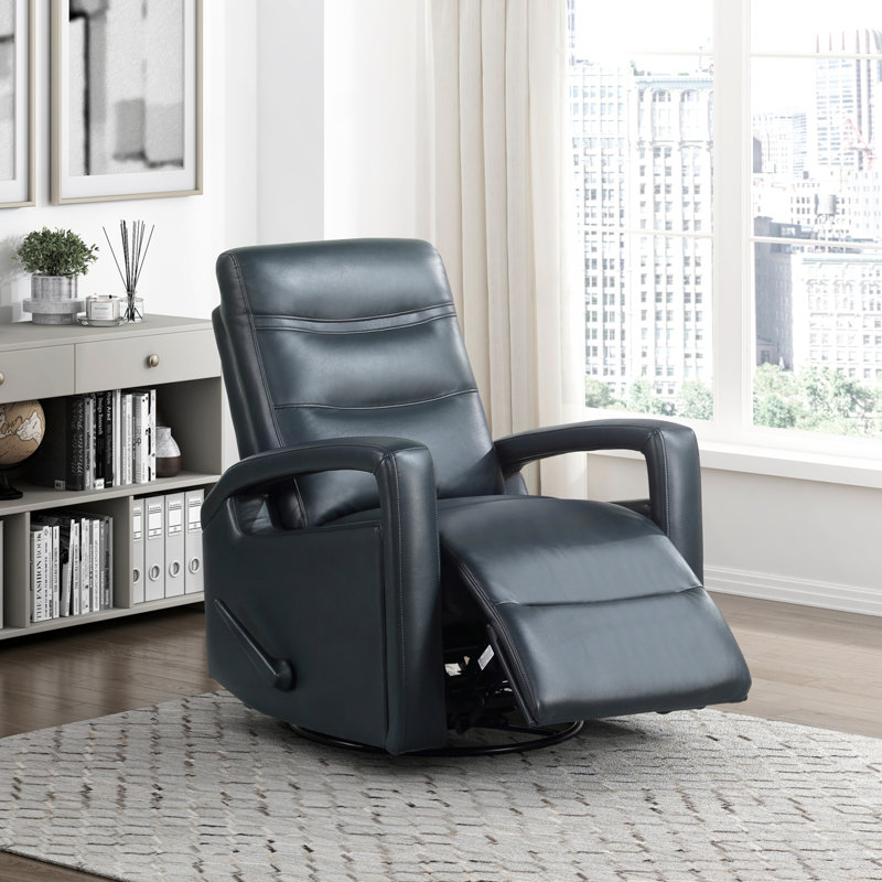 Fauteuil inclinable Kamo, 32 po, similicuir, Marine