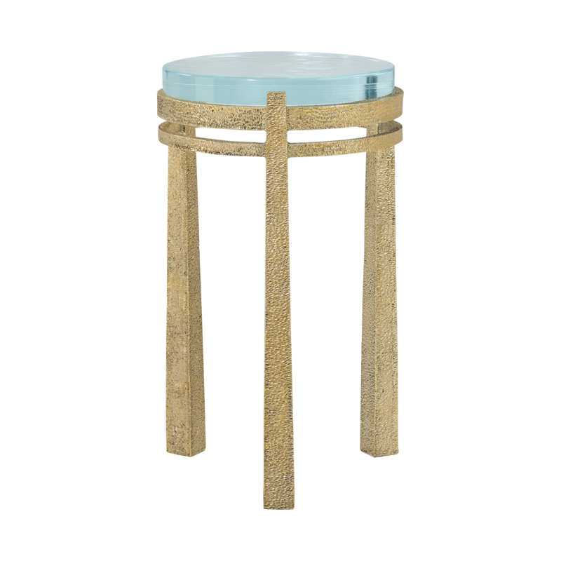 Judith Leiber Couture Glass End Table