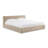 Taupe Textured Velvet Bed-1488610965-1488610954
