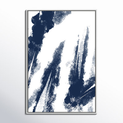 Navy Striking Seams 2 - Painting Print