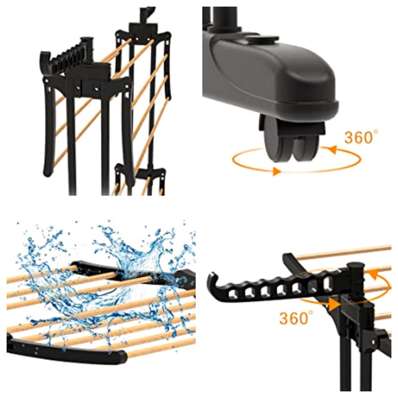 Foldable Gullwing Drying Rack