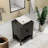 Sharee 24" Single Bathroom Vanity Set With Vessel Sink, Faucet And Drain, Assembly Required-743185351