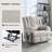 Aura Dual Motor Power Lift Recliner with Heat and Massage, Infinite Position, 180°Reclining, Sidepocket-1587505517