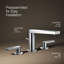 Composed Widespread Bathroom Faucet with Drain Assembly-1505490540