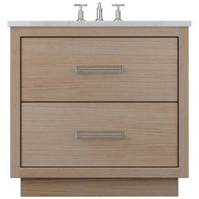 Ensemble de meuble-lavabo simple à deux tiroirs Avalon