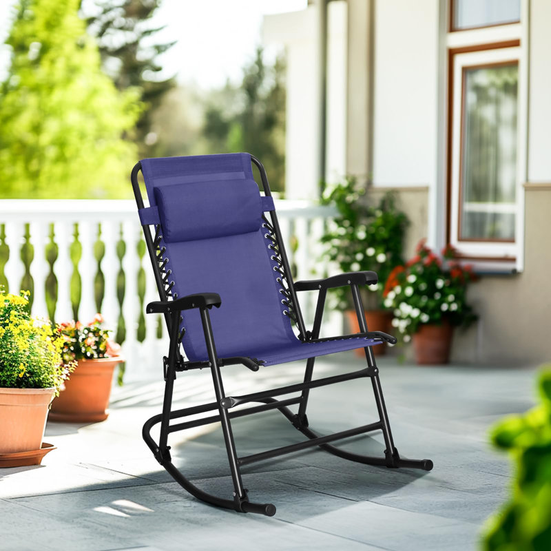 Chaise berçante inclinable pliante Zero Gravity, Marine