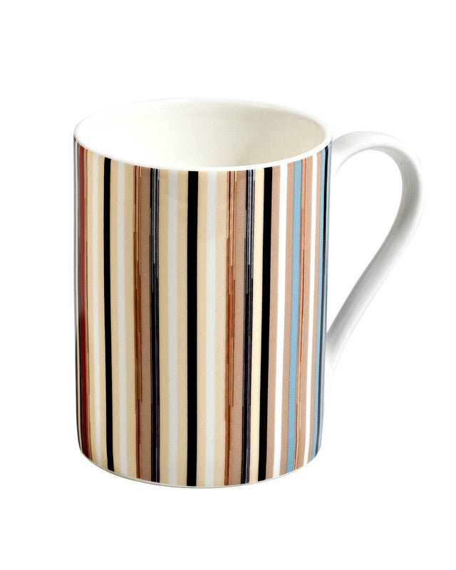 Missoni Mug Cup STRIPES in Luxury Box Jenkins 148 diam. 3in, H 3.9in, cap. 12.5 oz