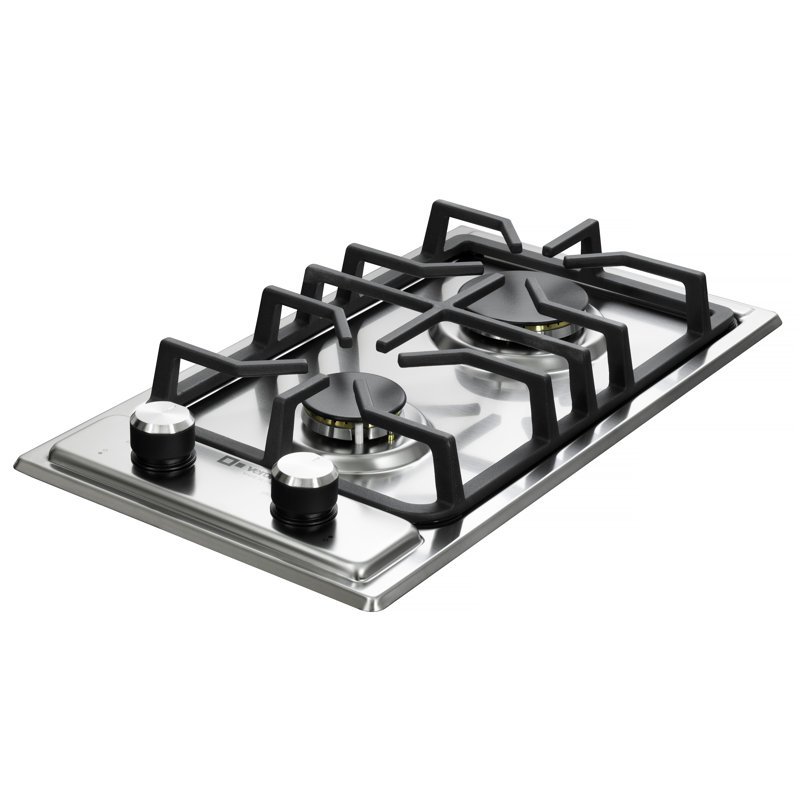 12" Gas Cooktop with 2 Burners