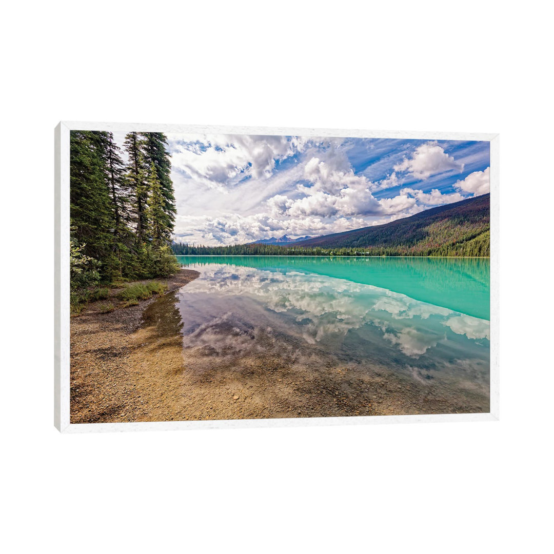 Emerald Lake Tranquil Reflections, British Columbia, Kanada von George Oze - Galerie-verpackte Leinwand Giclée auf Leinw...