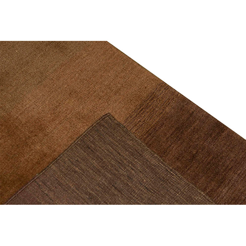 Tapis brun de haute qualité noué à la main