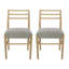 Chaise de salle à manger moderne et minimaliste