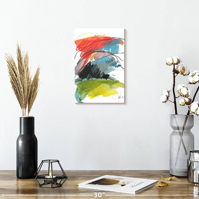 Avery Abstract Landscape No. 40, 12" H x 8" W